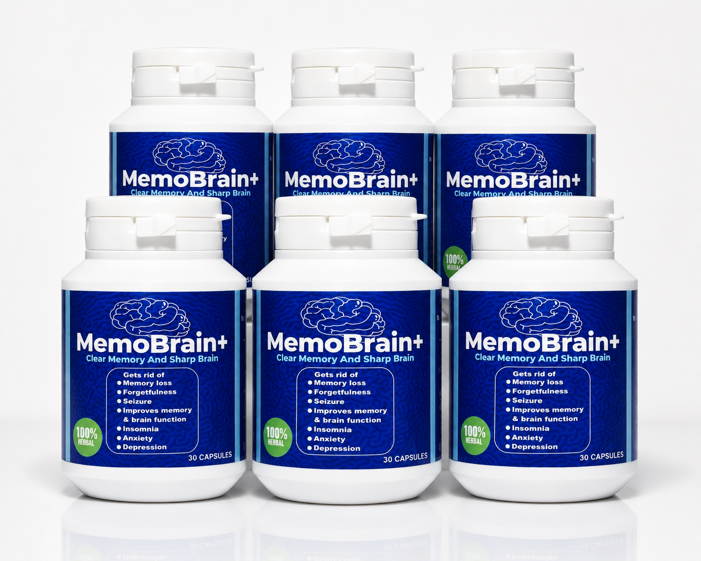 3 Months Pack — 6 bottles of MemoBrain+
